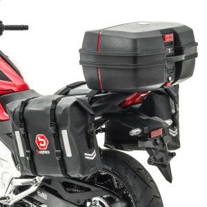 Sett med motorsykkel-salvesker WP8 med toppveske TP8 45L vanntett