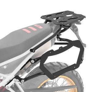 Sett bagasjehylle + sidestativ egnet for BMW F 900 GS 2024 Bagtecs SR46