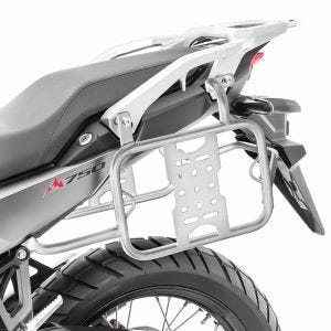 Seitenträger passend für Honda Transalp XL 750 23-24 Bagtecs SD39 Satteltaschen-Träger silber