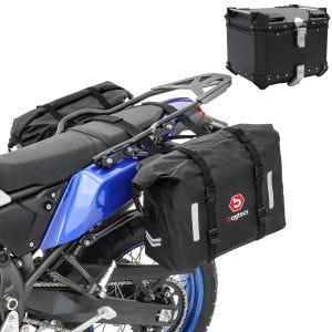 Set Satteltaschen WP8 für Honda CBR 650 R mit Topcase XB45 45L_1