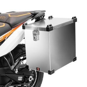Aluminiumsveske som passer for Benelli TRK 502 / TRK 502 X aluminium sidekoffert Bagtecs Namib 40Ltr