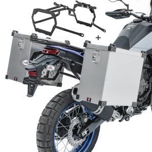 Aluminium koffertsett som passer for Husqvarna Norden 901 21-24 Namib 35l med koffertstativ