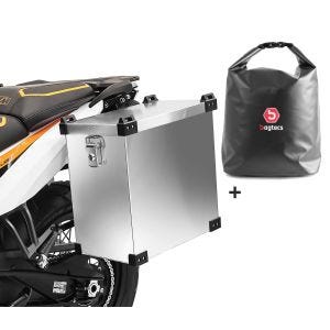 Set Alukoffer + Innentasche für BMW R 80 GS / R / S 1000 XR Seitenkoffer Bagtecs Namib 40L_1