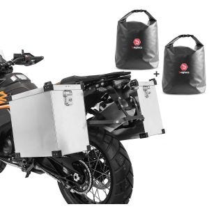 Set Alukoffer + Innentaschen für BMW R 80 GS / R / S 1000 XR Bagtecs Namib 35-40L_1