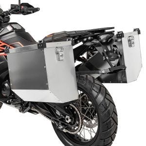 Aluminium koffertsett som passer for KTM 790/890 Adventure/R 19-25 Atlas 32-36l med koffertholder
