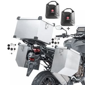 Set Alukoffer Atlas A9 2x41l für BMW S 1000 XR + Topcase 45l + Innentaschen_1