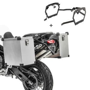 Alu Koffer Set für Triumph Tiger 900 / GT / Rally 2020 Namib 35-40 L mit  Kofferträger_1