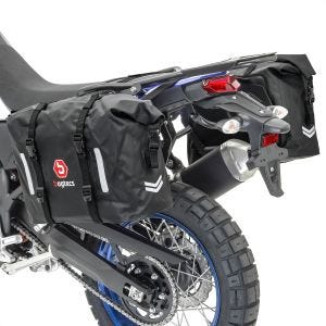 Motorsykkel-salvesker Vanntette Bagtecs WP8 2x30L Sidevesker med rullelukking