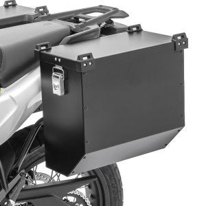 Motorrad Alukoffer Bagtecs Atlas 36Ltr Aluminium Seitenkoffer schwarz_1