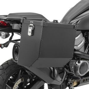 Motorrad Alukoffer Bagtecs Atlas 41Ltr Aluminium Seitenkoffer schwarz_1
