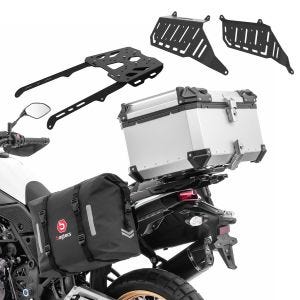 Set Top Box XB65 +  Saddlebags WP8 + supports fit for Yamaha Tenere 700 19-24 Bagtecs TW19S