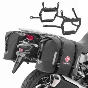 Satteltaschen Set WP8 passend für Honda Transalp XL 750 23-24 mit Kofferträger Bagtecs