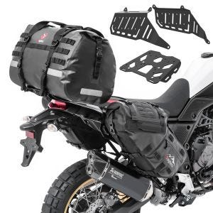 Set Satteltaschen MT142 + Hecktasche + Träger passend für Yamaha Tenere 700 19-24 Bagtecs TW67 DPL1