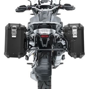 Set Alukoffer + Kofferträger passend für Yamaha Tenere 700 19-24 Alu Seitenkoffer Bagtecs ADSX70 schwarz