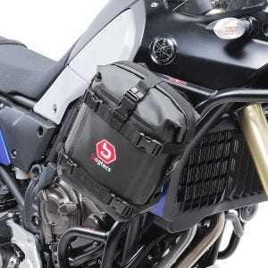 Sett med crash bar bags Bagtecs K3 egnet for motorsykkel crash bar vanntett 2x 6Ltr i svart par DPLB1