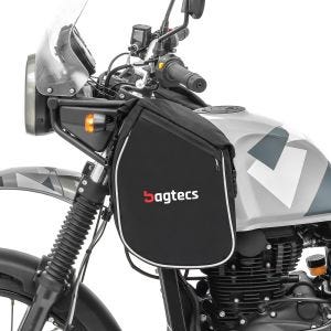 Crash bar bags egnet for Royal Enfield Himalayan Bagtecs K5 sett for crash bar svart DPLB1