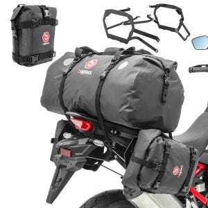 Satteltaschen K4 + Kofferträger + Hecktasche XF80 für KTM 890 Adventure 2021_1