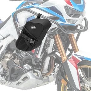 Craft bar bag-par Craftride P1 egnet for motorsykkel crash bars 2x 3L svart