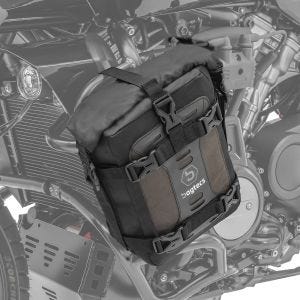 Crash bar bag 6L egnet for Triumph Tiger 1200 Rally Pro / Explorer crash bar vanntett Bagtecs S3