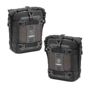 2x crash bar bag 6L egnet for BMW R 1250 GS / Adventure crash bar vanntett Bagtecs S3 par DPLB7