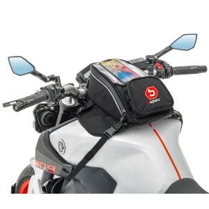 Sett: Bagtecs CRB sidevesker 40-60 liter volum motorsykkel softshell + Bagtecs MR4 motorsykkel tank bag med magnet og stroppfeste 9 liter