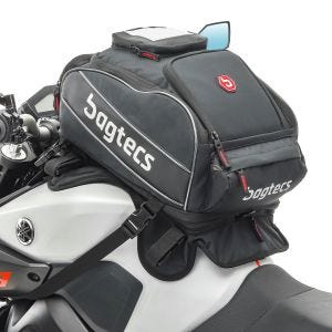 Bagtecs TR8 magnetisk tankveske som kan utvides med smarttelefonlomme 16-24 liter DPLU