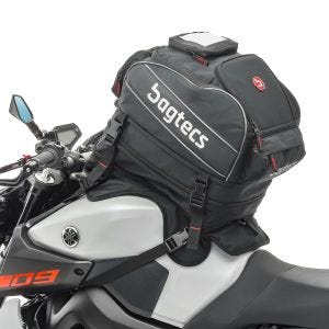Bagtecs TR8 magnetisk tankveske som kan utvides med smarttelefonlomme 16-24 liter DPLB1
