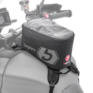 Motorsykkelmagnet tankbag WPX8 vanntett med Bagtecs tankbag 8 liters festesystem