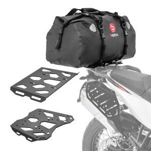 Set Gepäckbrücke + Hecktasche 80L passend für KTM 790 / 890 Adventure 19-24 Gepäckträger Bagtecs SLP-XF80 TX11 DPL1