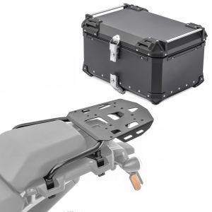 Sett aluminium toppveske + bærer som passer for Harley Davidson Pan America 1250 / Special 21-24 XB65 svart Bagtecs