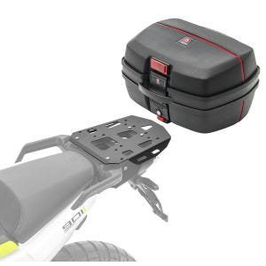 Set top case + bærer egnet for Husqvarna Norden 901 21-24 TB6 32L Bagtecs