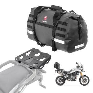 Sett bagasjeholder + halebag 50L egnet for Triumph Tiger 1200 GT/ Pro 22-24 bagasjehylle Bagtecs SLP-XB50