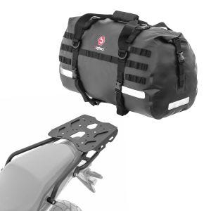 Set Gepäckbrücke + Hecktasche 50L passend für Honda NX 500 2024 Gepäckträger Bagtecs SLP-XB50 DPL1