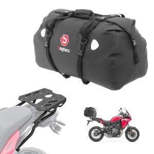 Sett bagasjeholder + halebag 80L egnet for MT-07 Tracer 700 16-20 bagasjehylle Bagtecs SLP-XF80