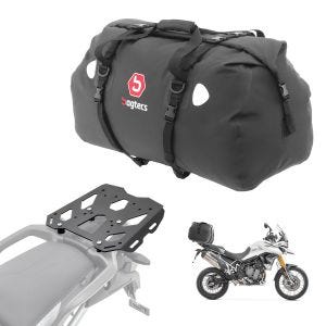 Sett bagasjeholder + halebag 80L egnet for Triumph Tiger 1200 Rally Pro 22-24 bagasjehylle Bagtecs SLP-XF80