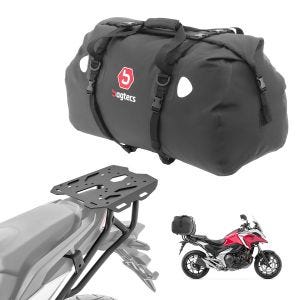 Sett bagasjebrett + halebag 80L egnet for Honda NC 750 X 21-24 bagasjebrett Bagtecs SLP-XF80