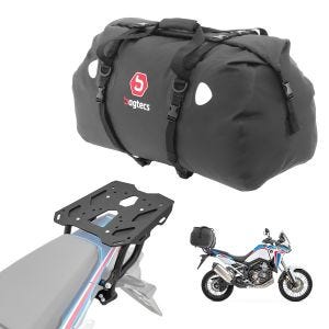 Sett bagasjeholder + halebag 80L egnet for Africa Twin CRF 1100 L 20-24 bagasjehylle Bagtecs SLP-XF80