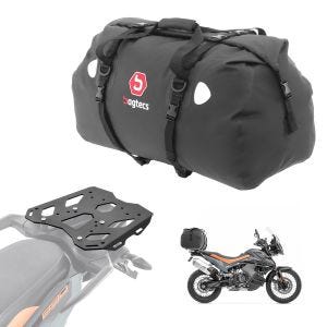 Sett bagasjeholder + halebag 80L passer for KTM 890 SMT 23-24 bagasjehylle Bagtecs SLP-XF80