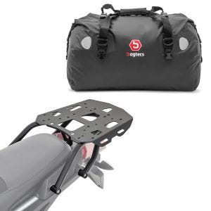 Sett bagasjebrett + halebag 60L egnet for Aprilia Tuareg 22-24 bagasjehylle Bagtecs SLP-XF60