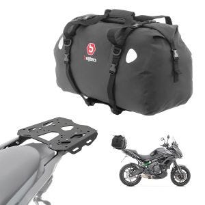 Sett bagasjebrett + halebag 60L egnet for Kawasaki Versys 650 14-24 bagasjehylle Bagtecs SLP-XF60