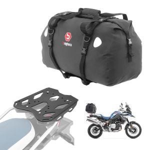 Sett bagasjebrett + halebag 60L egnet for BMW F 750 / 850 GS 18-23 bagasjebrett Bagtecs SLP-XF60