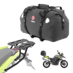 Sett bagasjebrett + halebag 60L passer for Benelli TRK 702/ X 23-24 bagasjebrett Bagtecs SLP-XF60