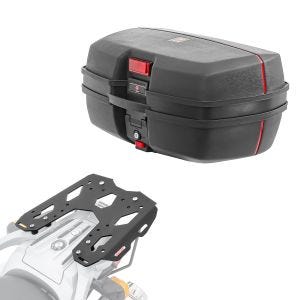 Set top case + bagasjeholder passende for BMW F 650 GS / Dakar 04-07 Bagtecs TB8