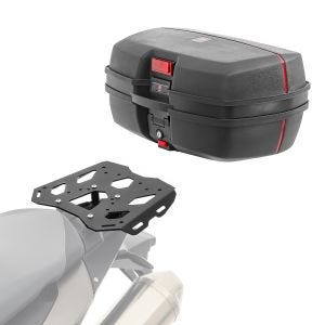 Set top case + bagasjeholder passende for BMW F 650 GS / F 700 GS 08-17 Bagtecs TB8