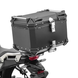 Motorsykkel aluminium toppkoffert Bagtecs XB55 aluminium universal 55 liter sort