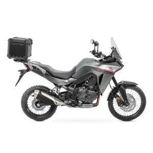Set Aluminium Top Case + Rear Rack fits for Honda Transalp XL 750 23-24 Top Box Bagtecs XB55 black DPL1