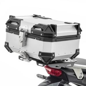 Motorsykkel Alu Toppkoffert Bagtecs XB22 Aluminium Universal 22 Liter sølv