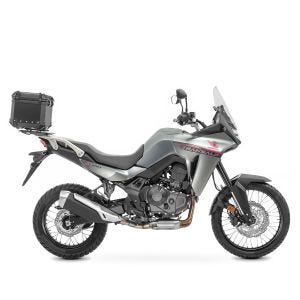 Set Aluminium Top Case + Rear Rack fits for Honda Transalp XL 750 23-24 Top Box Bagtecs XB35 black DPL1