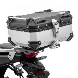 Motorsykkel Alu Toppkoffert Bagtecs XB28 Aluminium Universal 28 Liter sølv