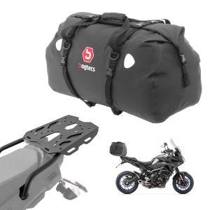 Set Gepäckbrücke + Hecktasche 80L passend für Yamaha MT-09 Tracer 900 17-20 Gepäckträger Bagtecs SLP-XF80